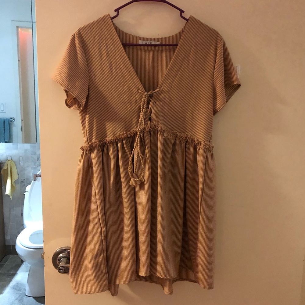 Princess Polly Maritimo Mini Dress Nude